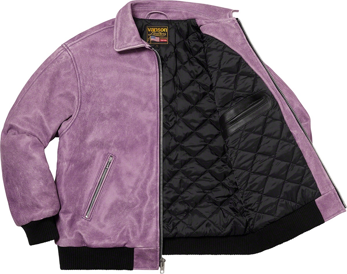 Supreme®/Vanson Leathers® Worn Leather Jacket view 13